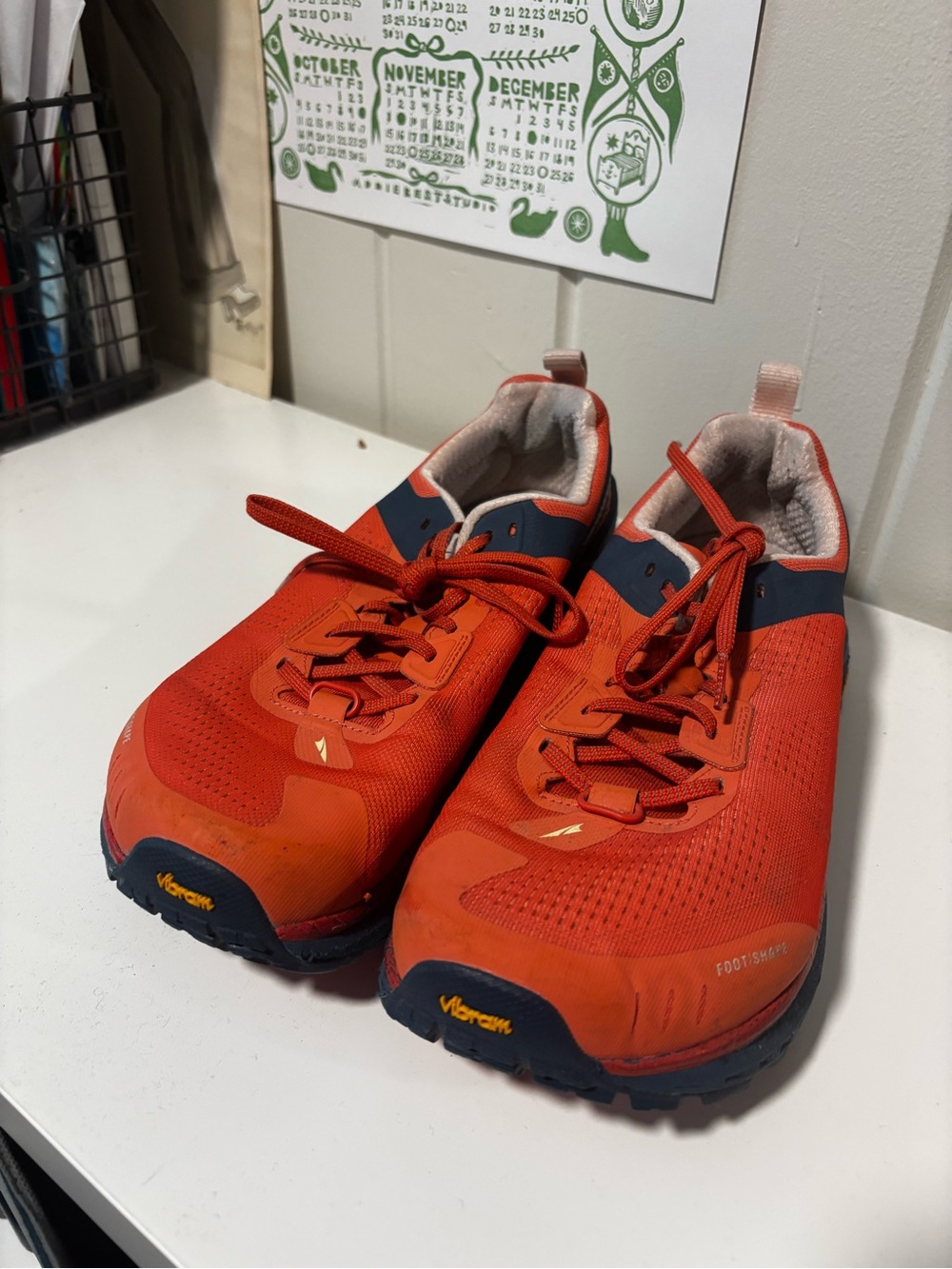 Altra Vibram Trail Running Shoes - Orange